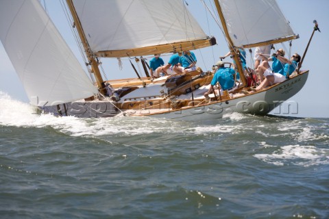 Les Regates Imperiales 2012  onboard Skylark of 1937