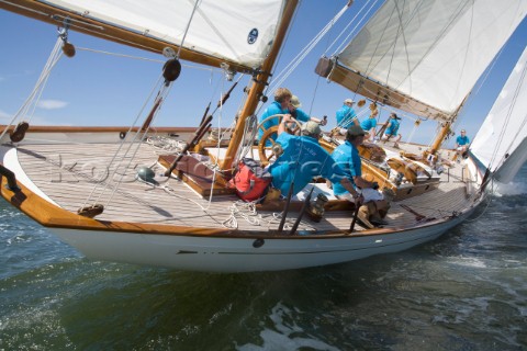 Les Regates Imperiales 2012  onboard Skylark of 1937