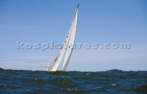 Les Regates Imperiales 2012  onboard Skylark of 1937