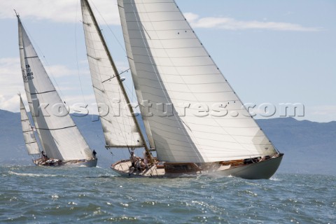 Les Regates Imperiales 2012  onboard Skylark of 1937