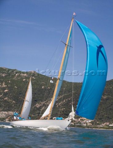 Les Regates Imperiales 2012  onboard Skylark of 1937