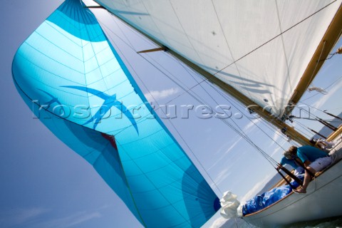 Les Regates Imperiales 2012  onboard Skylark of 1937