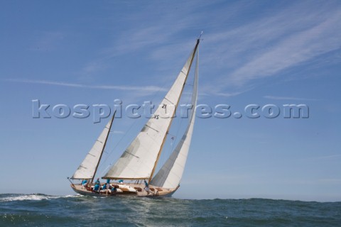 Les Regates Imperiales 2012  onboard Skylark of 1937