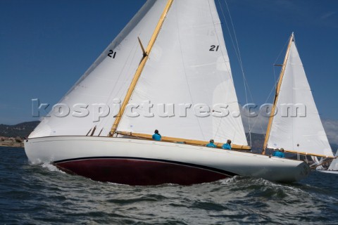 Les Regates Imperiales 2012  onboard Skylark of 1937