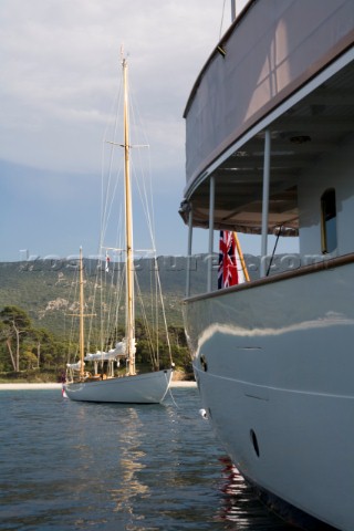 Les Regates Imperiales 2012  onboard Skylark of 1937