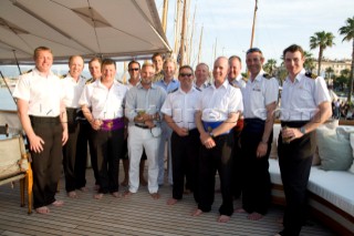 Les Regates Imperiales 2012 - onboard Skylark of 1937. Blue Peter RNSA