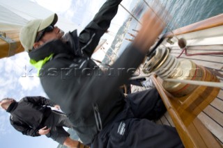 Les Regates Imperiales 2012 - onboard Skylark of 1937