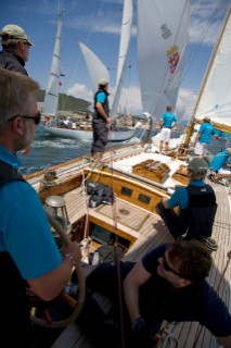 Les Regates Imperiales 2012 - onboard Skylark of 1937