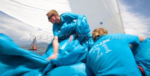 Les Regates Imperiales 2012  onboard Skylark of 1937