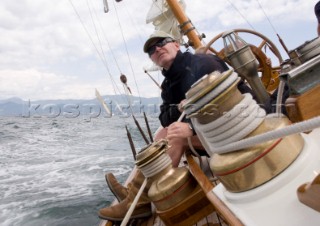 Les Regates Imperiales 2012 - onboard Skylark of 1937