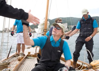 Les Regates Imperiales 2012 - onboard Skylark of 1937