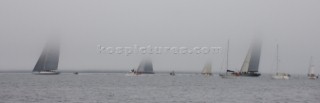 J Class fleet racing in Falmouth 2012