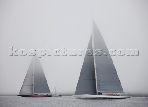 J Class Ranger racing in Falmouth UK 2012