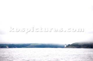 The entrance to Falmouth Harbour on the South Coast of the UK