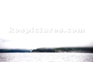 The entrance to Falmouth Harbour on the South Coast of the UK