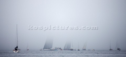 J Class fleet racing in Falmouth 2012