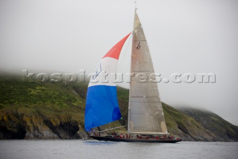 J Class Velsheda racing in Falmouth 2012