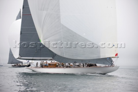 J Class Ranger racing in Falmouth UK 2012