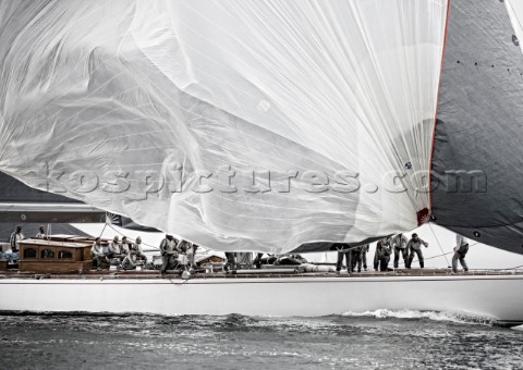 J Class Ranger racing in Falmouth UK 2012