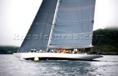 J Class Ranger racing in Falmouth UK 2012