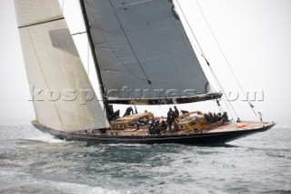 J Class Lionheart built in aluminium launched June 2010 of Hoek Design, Netherlands. The largest J-Class yacht afloat.