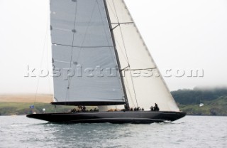 J Class Lionheart built in aluminium launched June 2010 of Hoek Design, Netherlands. The largest J-Class yacht afloat.