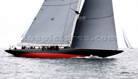 J Class Yacht Rainbow at the J Class regatta Falmouth