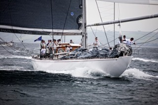 J Class Yacht Ranger at the J Class regatta Falmouth 2012