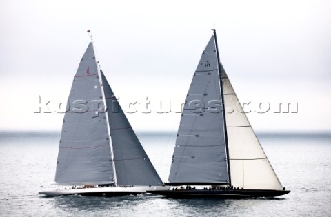 J Class racing at Falmouth 2012