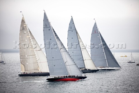 J Class racing at Falmouth 2012