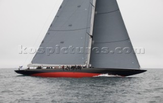 J Class Yacht Rainbow at the J Class regatta Falmouth