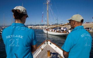 Classic Sparkman & Stephens, S&S 53 foot Yawl Skylark at the Voiles de Saint Tropez 2012