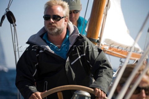 Classic Sparkman  Stephens SS 53 foot Yawl Skylark at the Voiles de Saint Tropez 2012