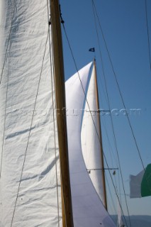 Classic Sparkman & Stephens, S&S 53 foot Yawl Skylark at the Voiles de Saint Tropez 2012