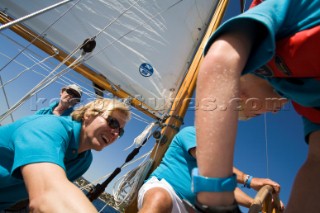 Classic Sparkman & Stephens, S&S 53 foot Yawl Skylark at the Voiles de Saint Tropez 2012