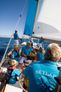 Classic Sparkman & Stephens, S&S 53 foot Yawl Skylark at the Voiles de Saint Tropez 2012