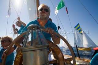 Classic Sparkman & Stephens, S&S 53 foot Yawl Skylark at the Voiles de Saint Tropez 2012