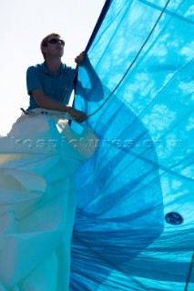 Classic Sparkman & Stephens, S&S 53 foot Yawl Skylark at the Voiles de Saint Tropez 2012