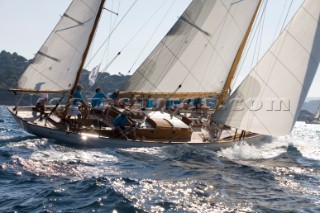 Classic Sparkman & Stephens, S&S 53 foot Yawl Skylark at the Voiles de Saint Tropez 2012