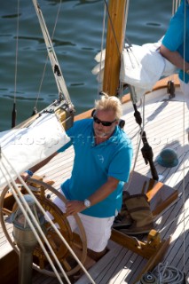 Classic Sparkman & Stephens, S&S 53 foot Yawl Skylark at the Voiles de Saint Tropez 2012