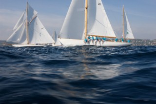 Classic Sparkman & Stephens, S&S 53 foot Yawl Skylark at the Voiles de Saint Tropez 2012