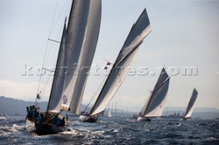 Classic Sparkman & Stephens, S&S 53 foot Yawl Skylark at the Voiles de Saint Tropez 2012