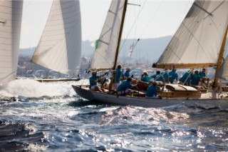 Classic Sparkman & Stephens, S&S 53 foot Yawl Skylark at the Voiles de Saint Tropez 2012