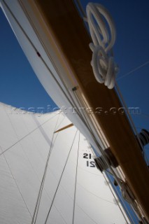 Classic Sparkman & Stephens, S&S 53 foot Yawl Skylark at the Voiles de Saint Tropez 2012