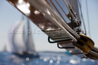 Classic Sparkman & Stephens, S&S 53 foot Yawl Skylark at the Voiles de Saint Tropez 2012