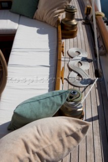 Classic Sparkman & Stephens 53 foot Yawl at the Voiles de Saint Tropez 2012