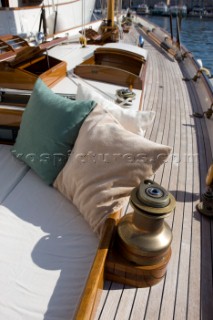 Classic Sparkman & Stephens 53 foot Yawl at the Voiles de Saint Tropez 2012