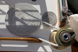 Classic Sparkman & Stephens 53 foot Yawl at the Voiles de Saint Tropez 2012