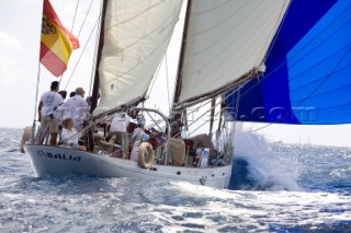 Amalia  during the Panerai Classic regatta Mahon, Minorca