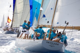 Skylark winner of the Panerai trophy Copa del Rey Mahon Regatta 2012